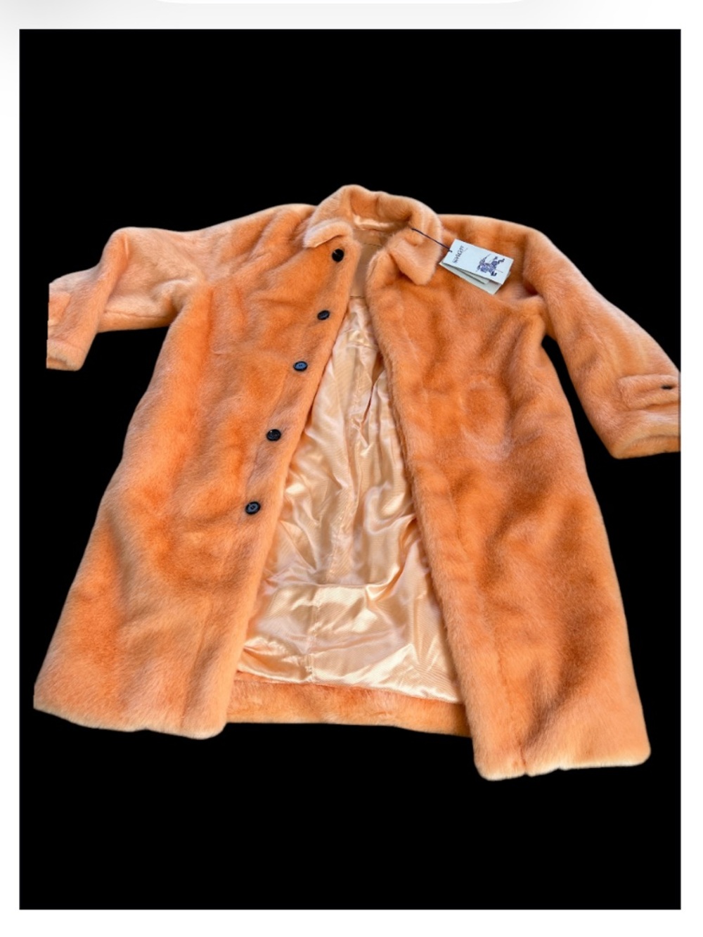 Burberry Peach Fur Coat - Exquisite 🧡🧡